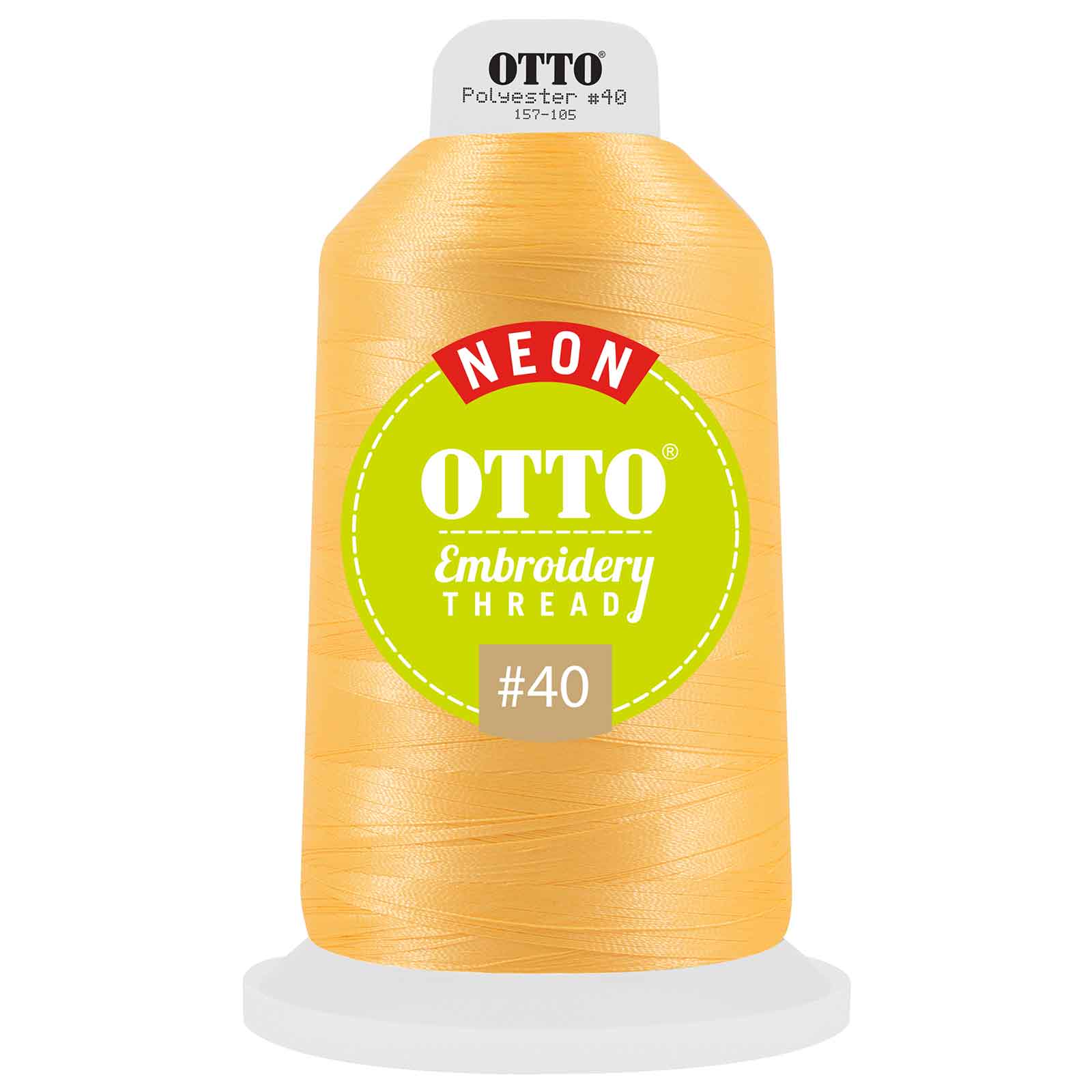 OTTO Embroidery Neon Thread #40 5,500 yd. King Cone OTTO 157-105 Otto Cap 3904 - Thread 3904 OSFM