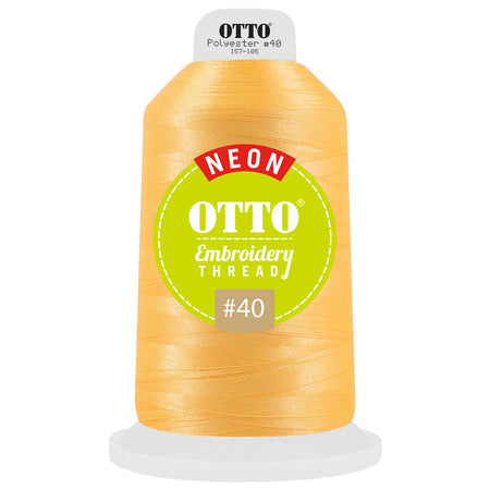 OTTO Embroidery Neon Thread #40 5,500 yd. King Cone OTTO 157-105 Otto Cap 3904 - Thread 3904 OSFM