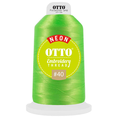 OTTO Embroidery Neon Thread #40 5,500 yd. King Cone OTTO 157-105 Otto Cap 42270 - Thread 42270 OSFM