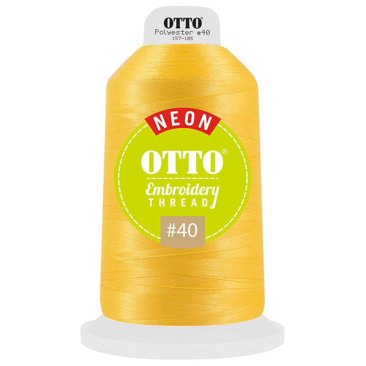 OTTO Embroidery Neon Thread #40 5,500 yd. King Cone OTTO 157-105 Otto Cap 47548 - Thread 47548 OSFM