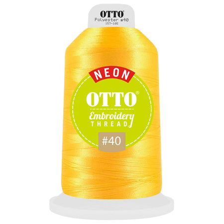 OTTO Embroidery Neon Thread #40 5,500 yd. King Cone OTTO 157-105 Otto Cap 9810 - Thread 9810 OSFM