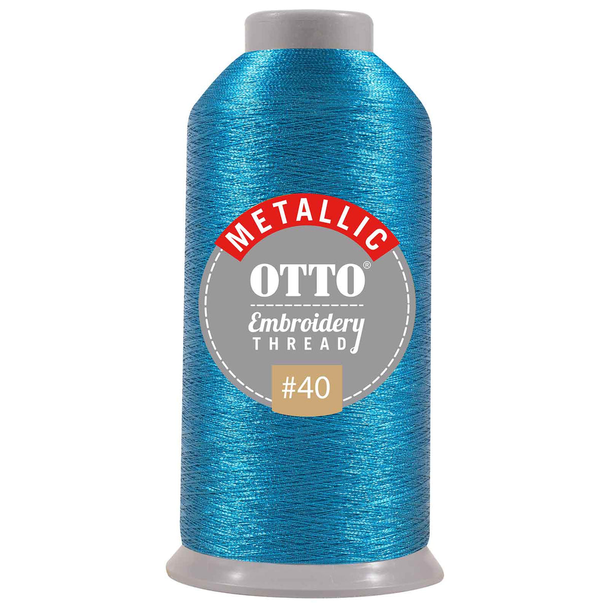 OTTO Embroidery Metallic Thread #40 3,300 yd. Cone OTTO 157-106 Otto Cap 706 - Thread 706 OSFM