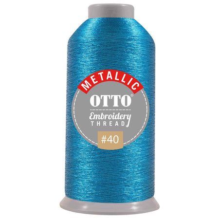 OTTO Embroidery Metallic Thread #40 3,300 yd. Cone OTTO 157-106 Otto Cap 706 - Thread 706 OSFM