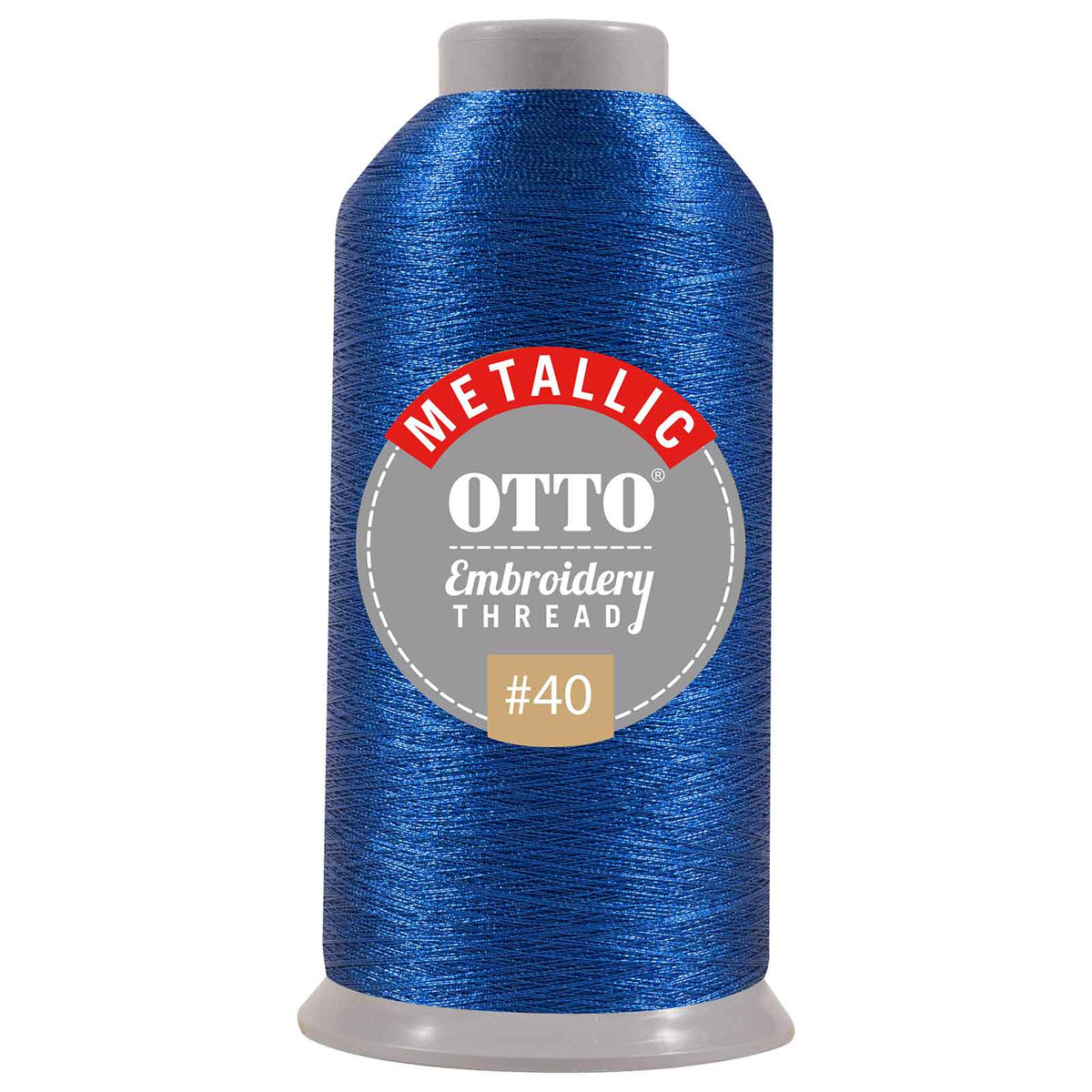 OTTO Embroidery Metallic Thread #40 3,300 yd. Cone OTTO 157-106 Otto Cap 708 - Thread 708 OSFM