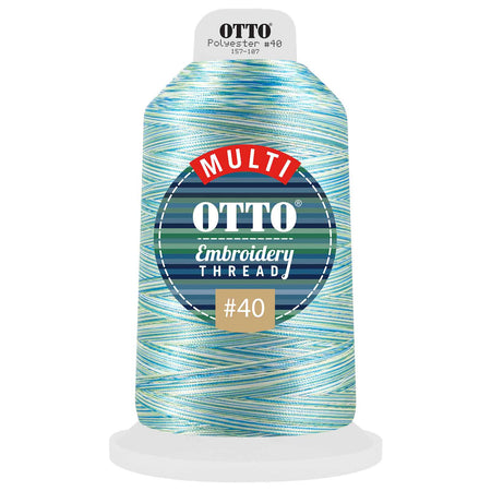 OTTO Embroidery Multicolor Thread #40 5,500 yd. King Cone OTTO 157-107 Otto Cap 805 - Thread 805 OSFM