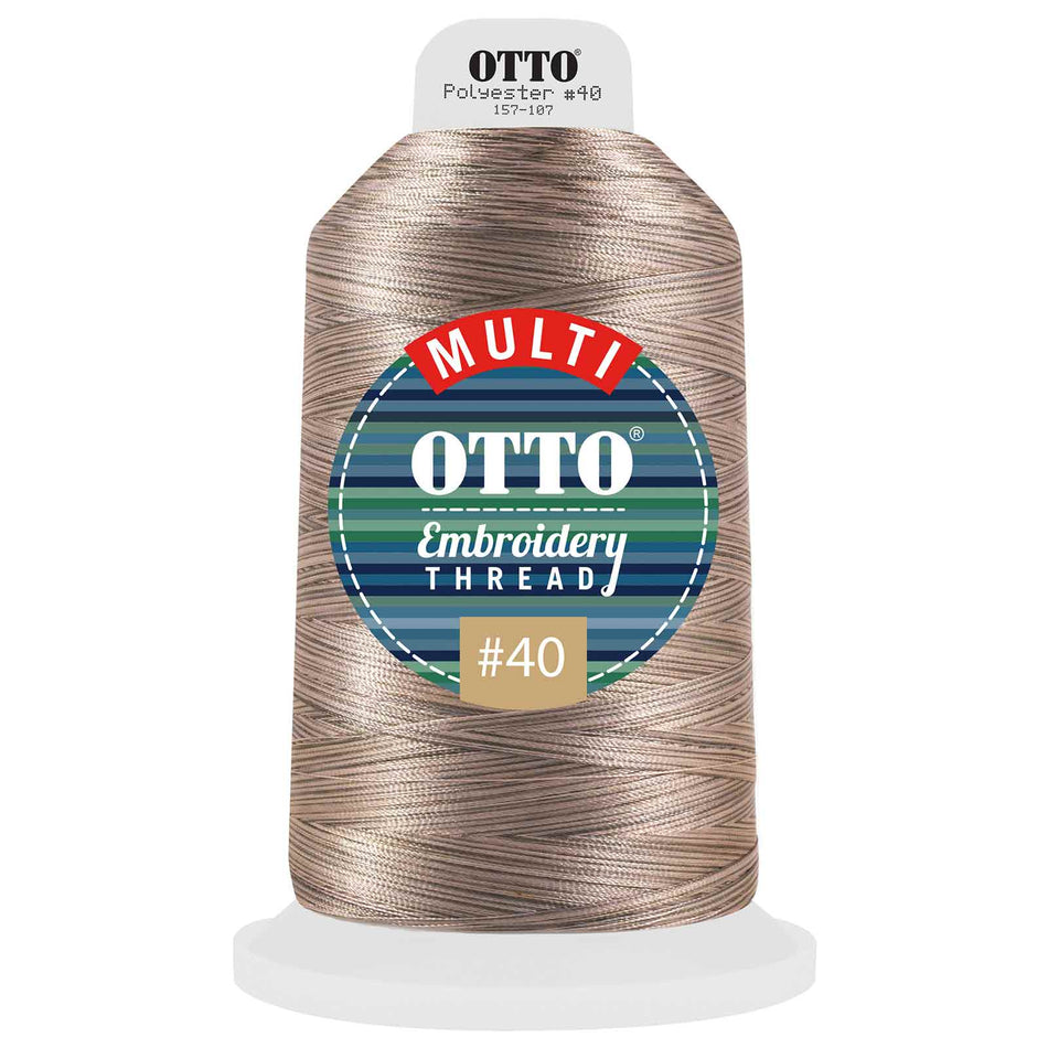 OTTO Embroidery Multicolor Thread #40 5,500 yd. King Cone OTTO 157-107 Otto Cap 809 - Thread 809 OSFM