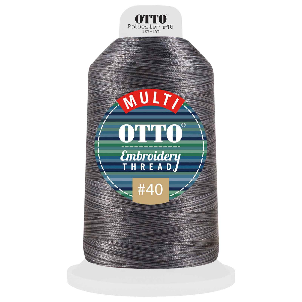 OTTO Embroidery Multicolor Thread #40 5,500 yd. King Cone OTTO 157-107 Otto Cap 812 - Thread 812 OSFM