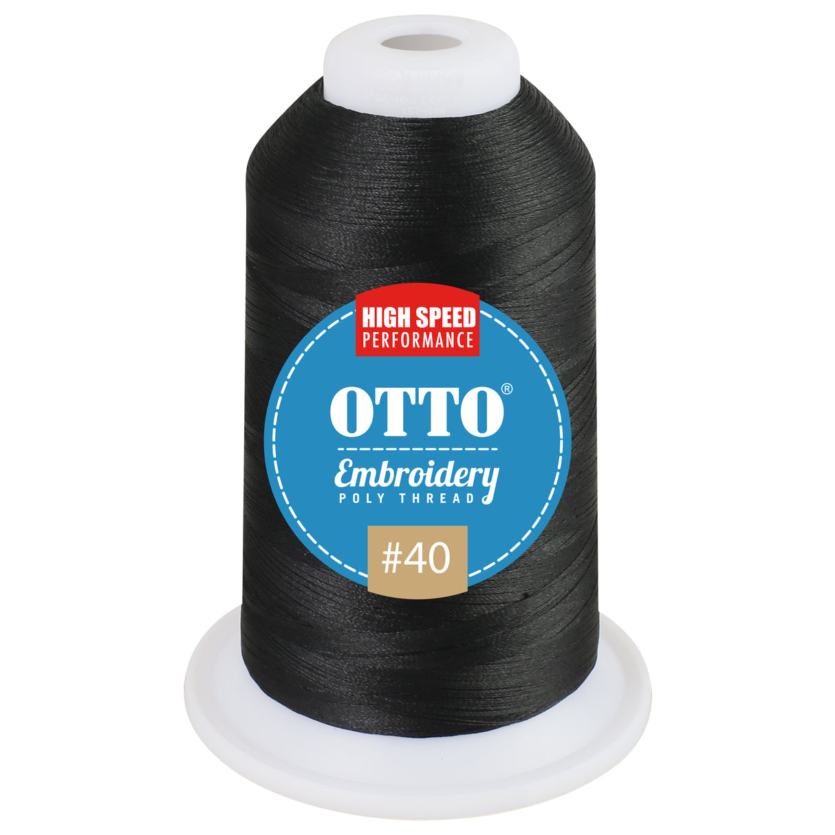 OTTO Embroidery Poly Thread #40 1,100 yd. Cone OTTO 157-108