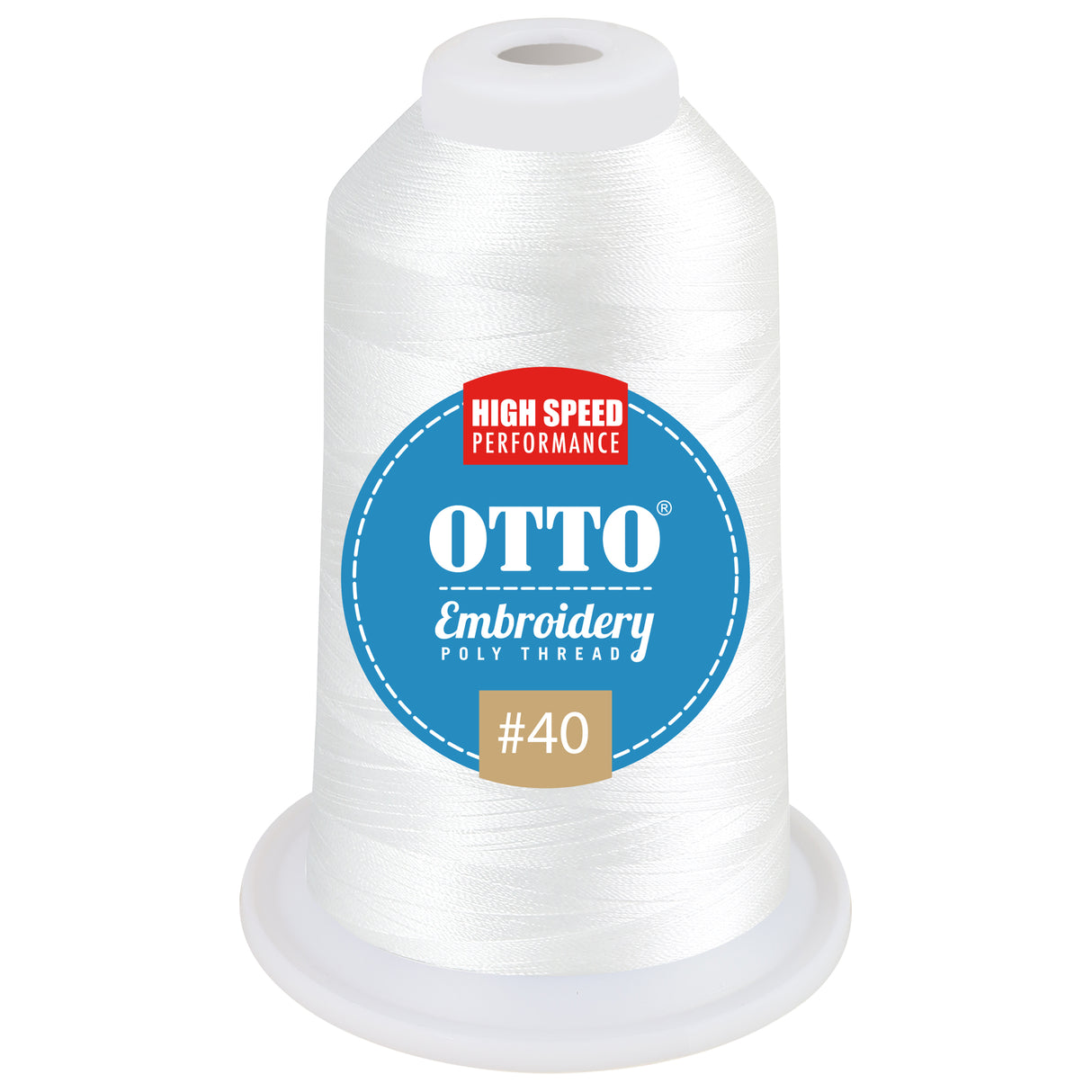 OTTO Embroidery Poly Thread #40 1,100 yd. Cone OTTO 157-108