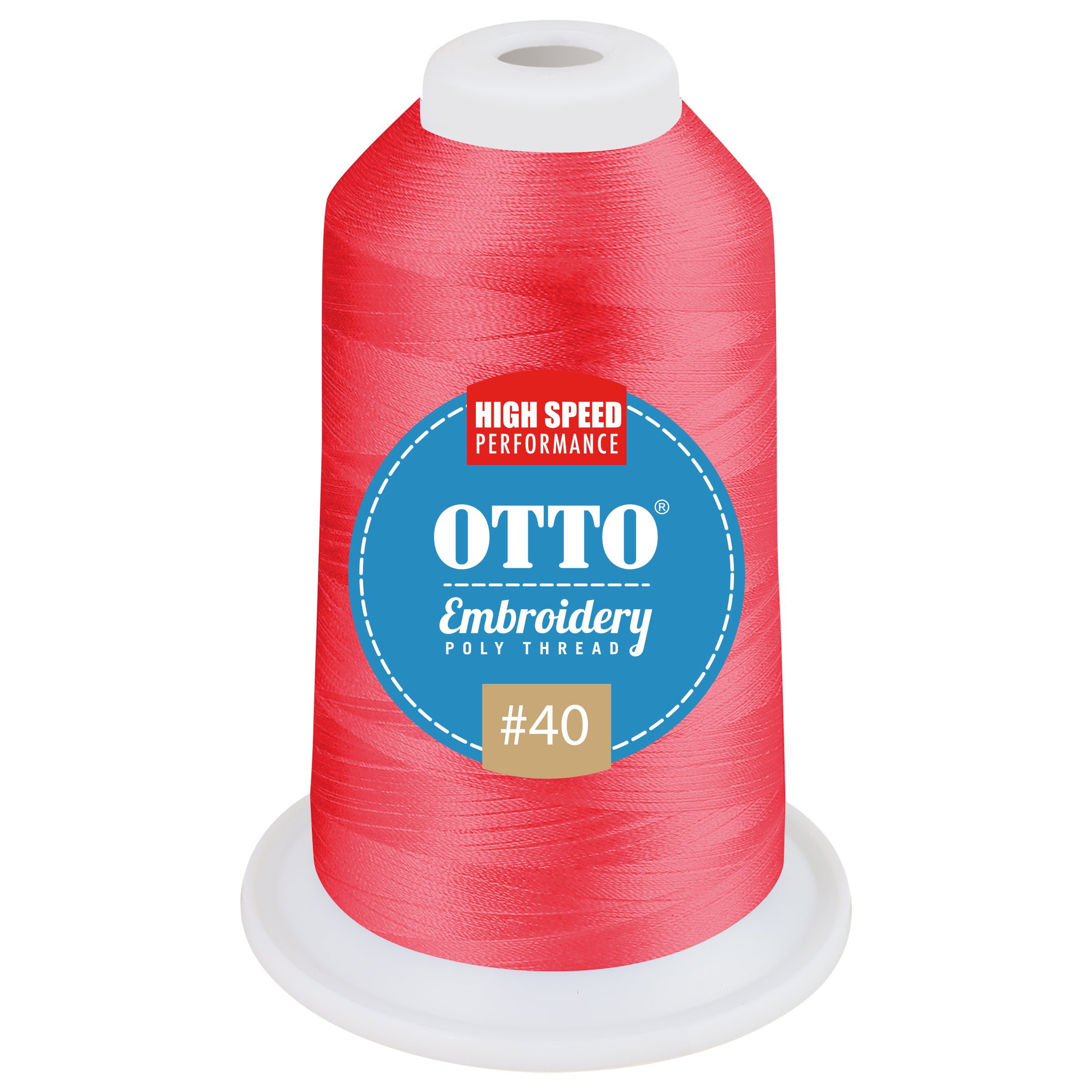 OTTO Embroidery Poly Thread #40 1,100 yd. Cone OTTO 157-108 Otto Cap 3199 - Thread 3199 OSFM