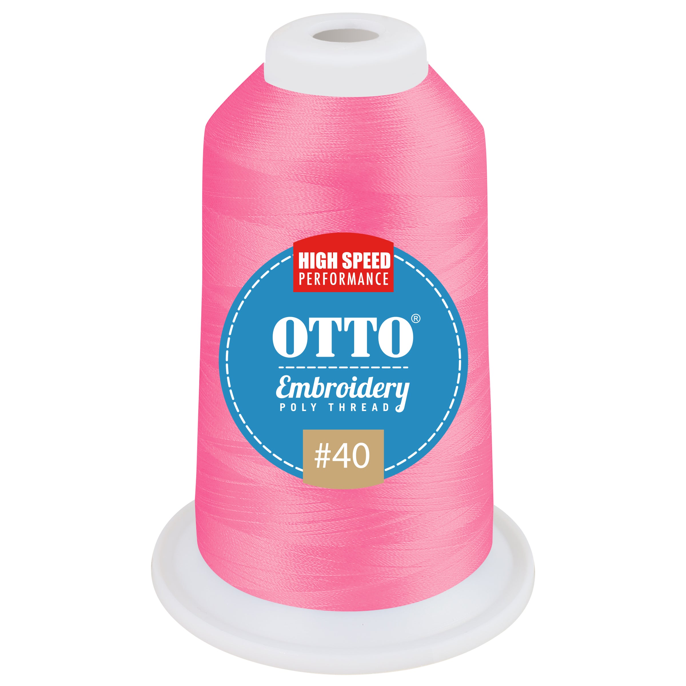 OTTO Embroidery Poly Thread #40 1,100 yd. Cone OTTO 157-108 Otto Cap 3212 - Thread 3212 OSFM