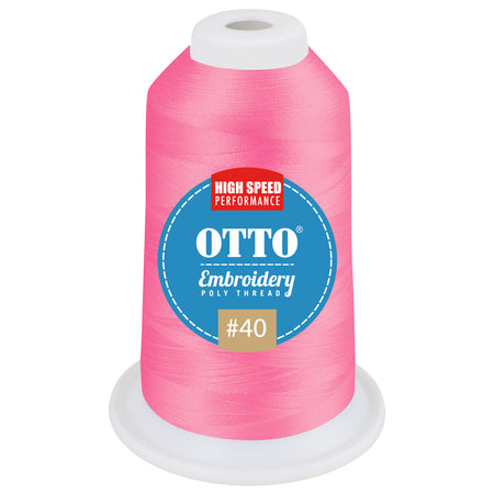 OTTO Embroidery Poly Thread #40 1,100 yd. Cone OTTO 157-108 Otto Cap 3212 - Thread 3212 OSFM