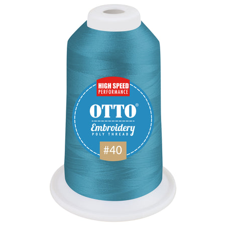 OTTO Embroidery Poly Thread #40 1,100 yd. Cone OTTO 157-108 Otto Cap 3315 - Thread 3315 OSFM