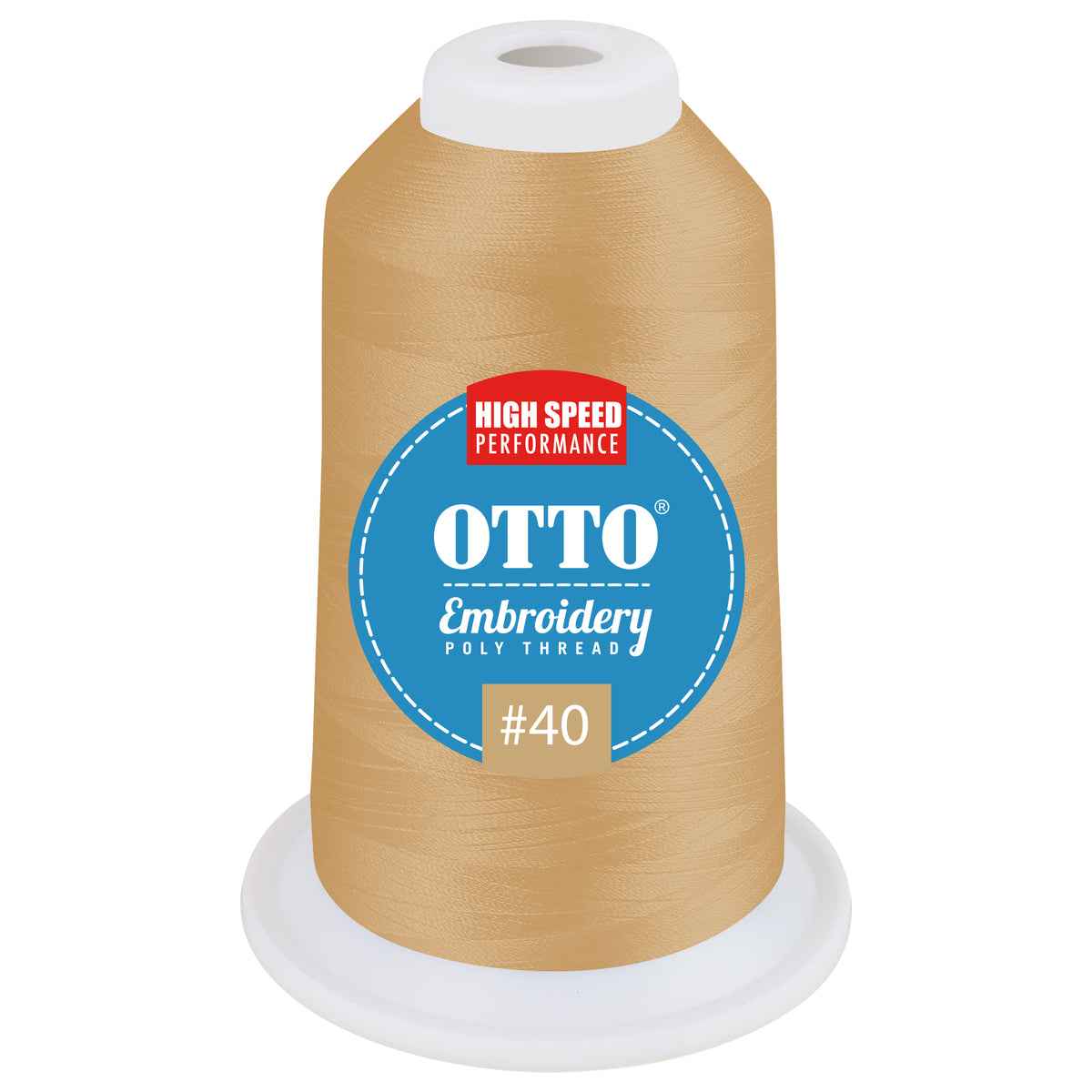 OTTO Embroidery Poly Thread #40 1,100 yd. Cone OTTO 157-108 Otto Cap 3465 - Thread 3465 OSFM