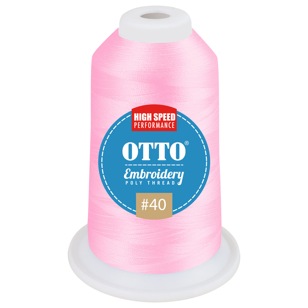 OTTO Embroidery Poly Thread #40 1,100 yd. Cone OTTO 157-108 Otto Cap 3940 - Thread 3940 OSFM