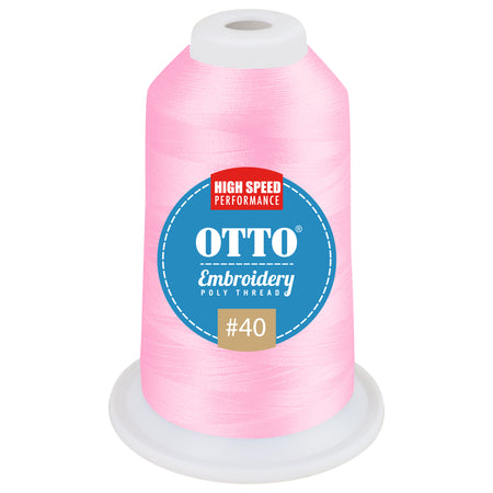 OTTO Embroidery Poly Thread #40 1,100 yd. Cone OTTO 157-108 Otto Cap 3940 - Thread 3940 OSFM