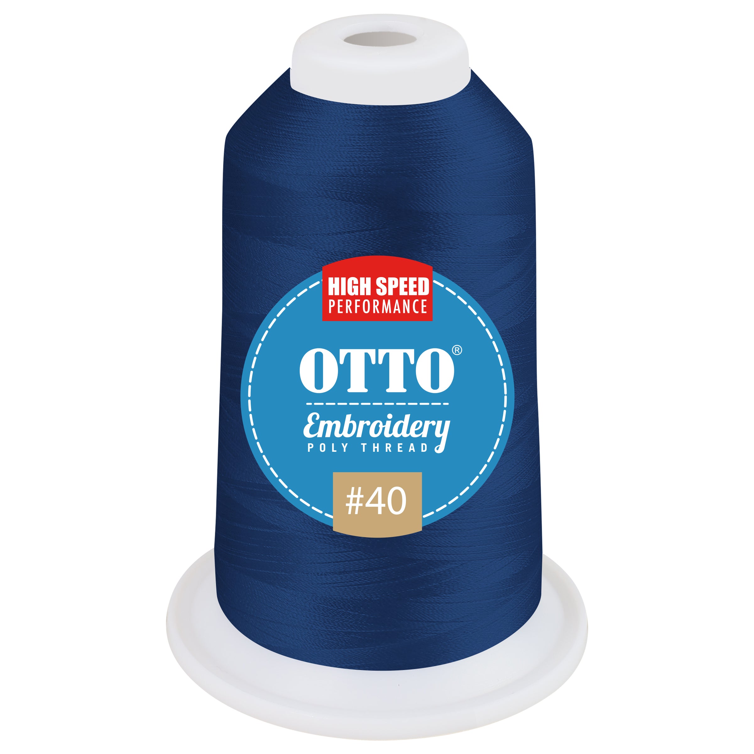 OTTO Embroidery Poly Thread #40 1,100 yd. Cone OTTO 157-108 Otto Cap 42767 - Thread 42767 OSFM