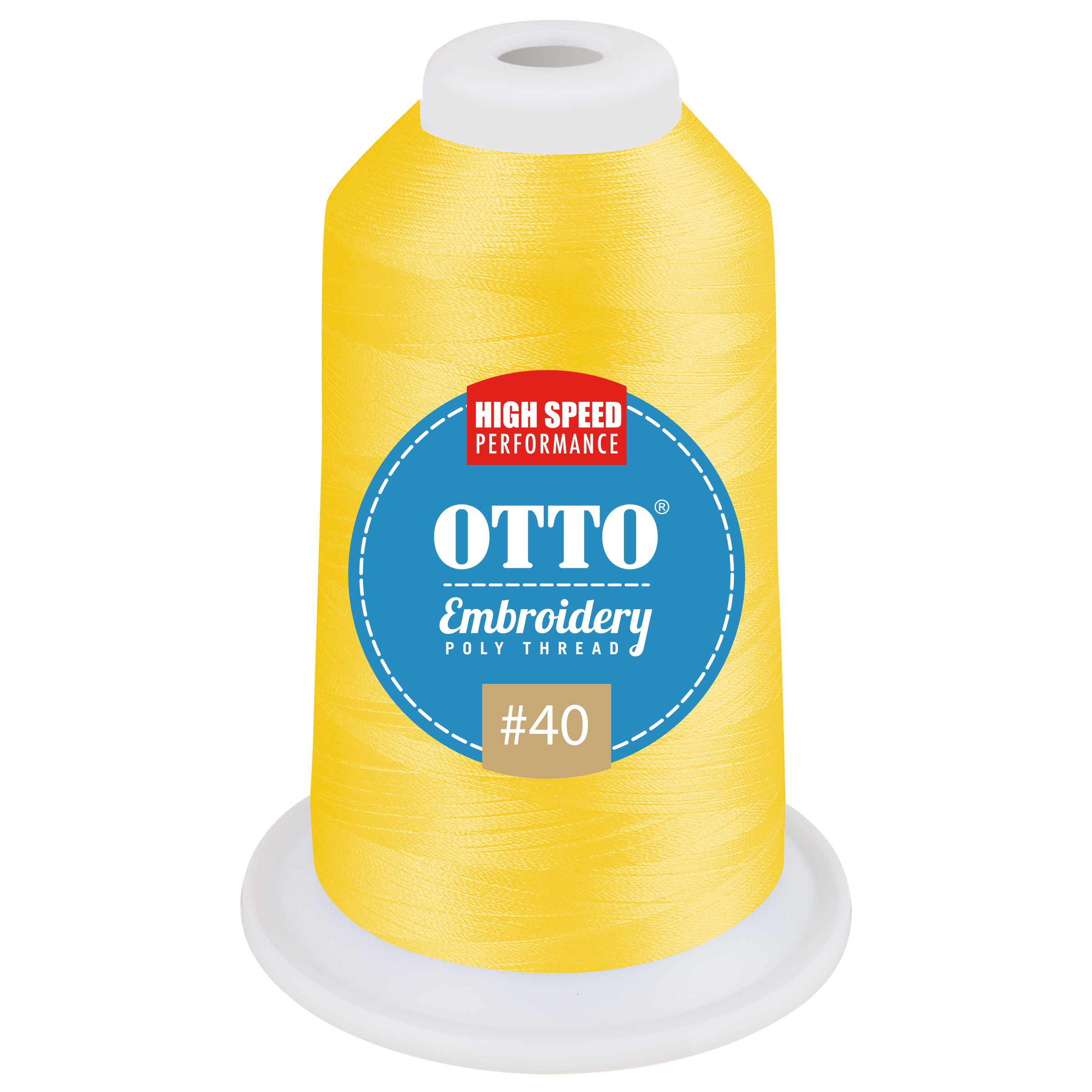 OTTO Embroidery Poly Thread #40 1,100 yd. Cone OTTO 157-108 Otto Cap 47405 - Thread 47405 OSFM