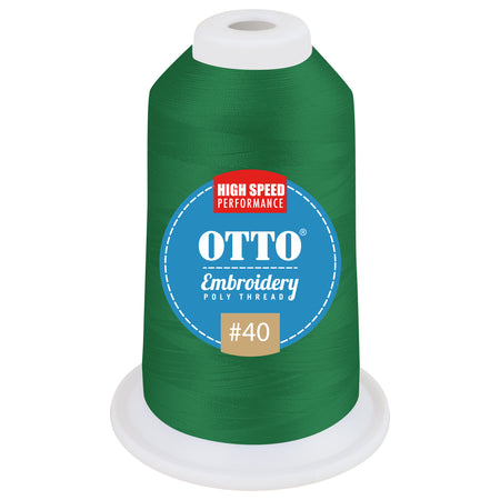 OTTO Embroidery Poly Thread #40 1,100 yd. Cone OTTO 157-108 Otto Cap 47734 - Thread 47734 OSFM