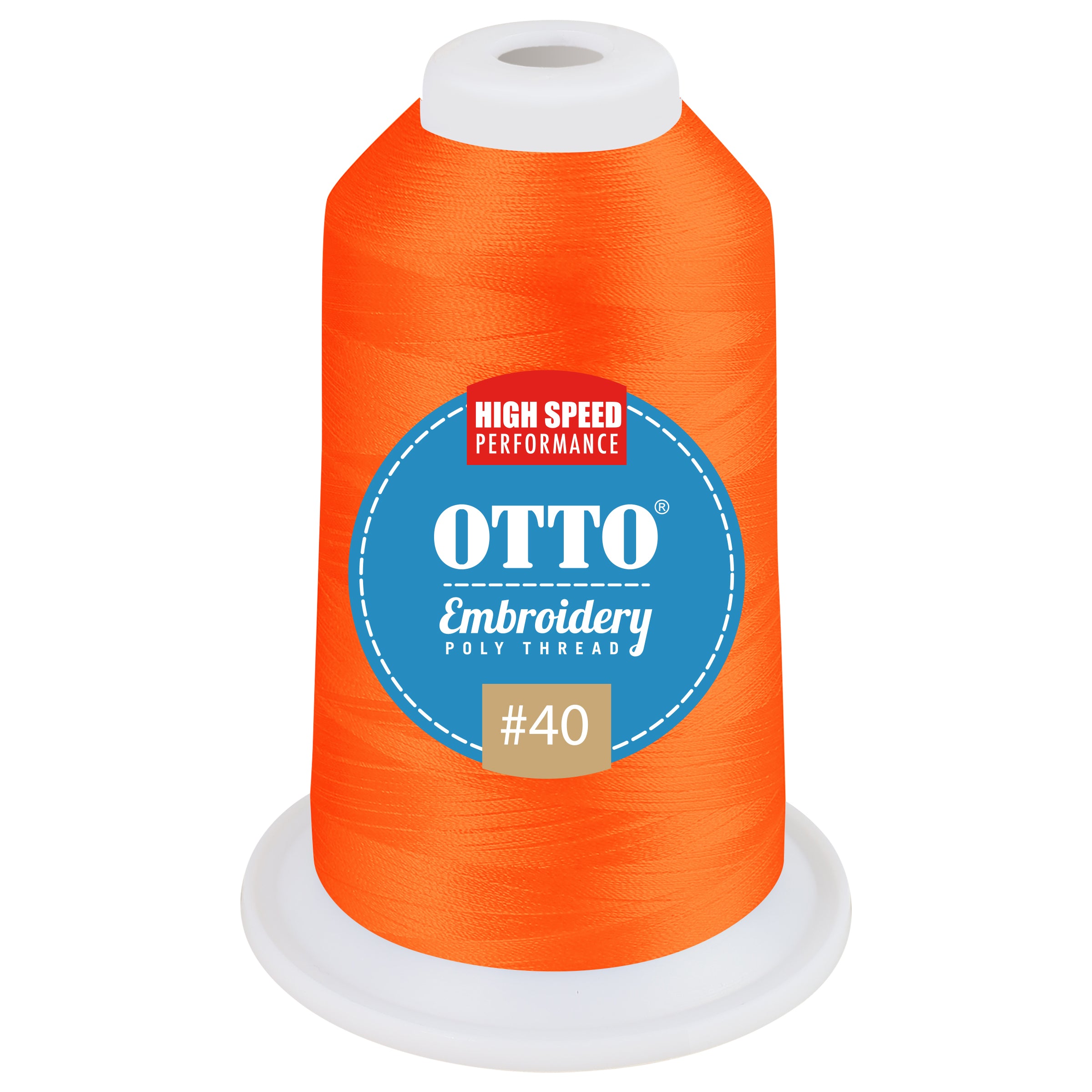 OTTO Embroidery Poly Thread #40 1,100 yd. Cone OTTO 157-108 Otto Cap 49072 - Thread 49072 OSFM