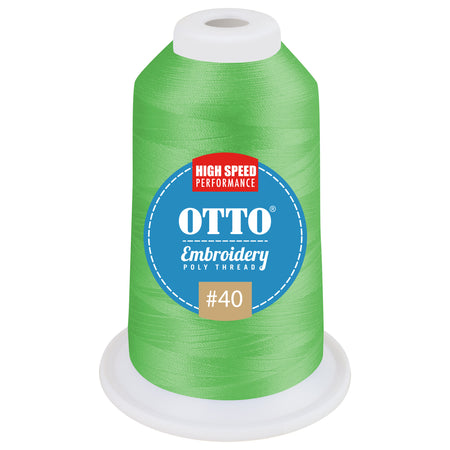 OTTO Embroidery Poly Thread #40 1,100 yd. Cone OTTO 157-108 Otto Cap 95620 - Thread 95620 OSFM