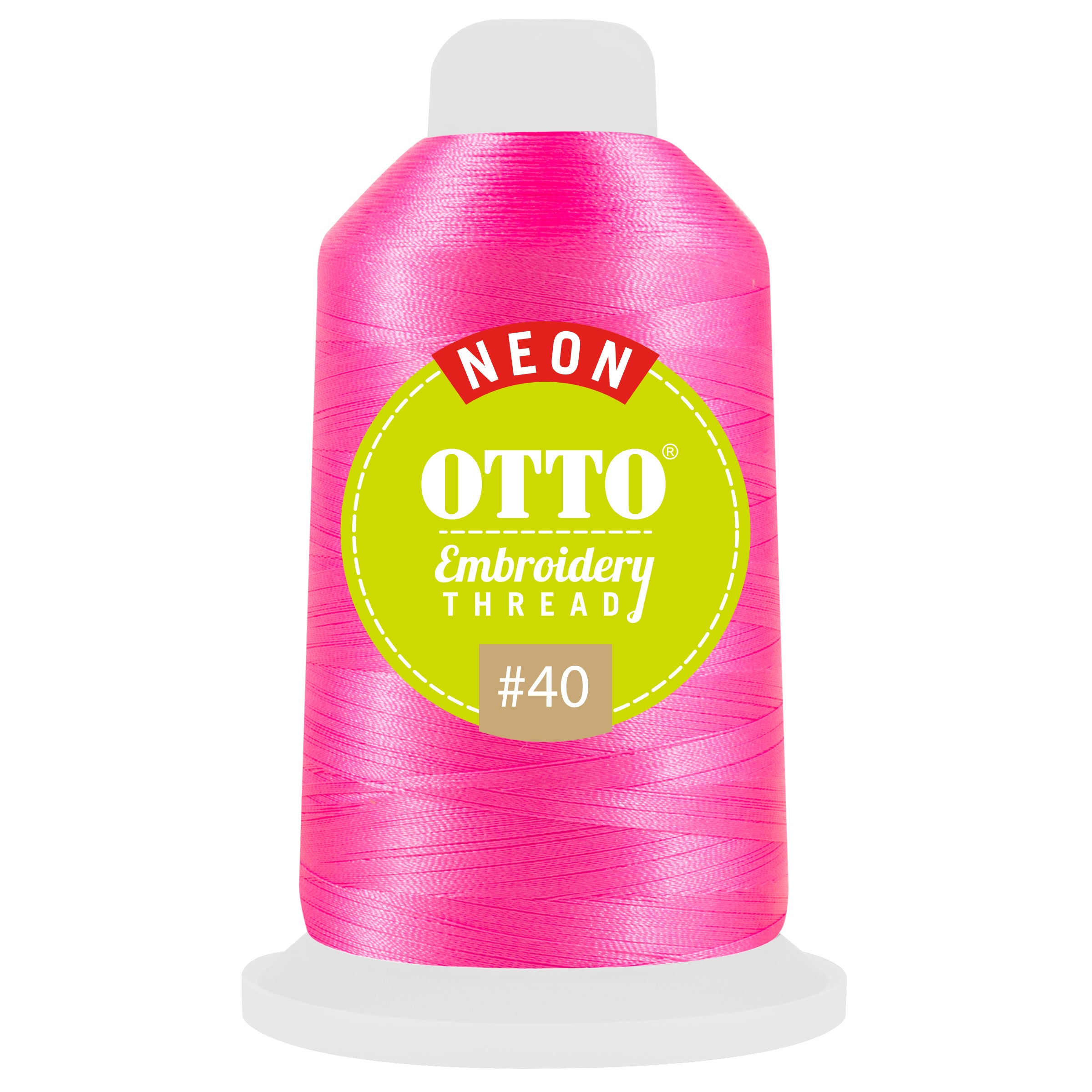 OTTO Embroidery Neon Thread #40 1,100 yd. Cone OTTO 157-109 Otto Cap 3806 - Thread 3806 OSFM