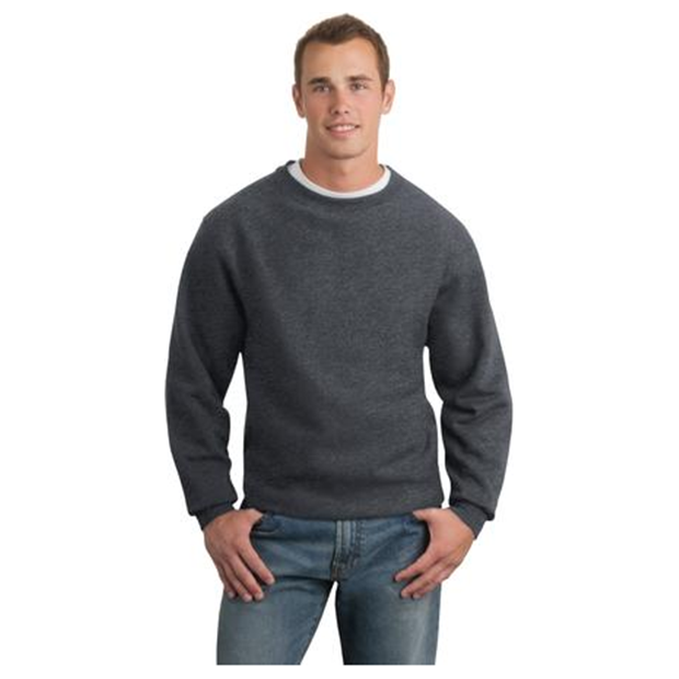 Mens Super Heavyweight Crewneck Sweatshirt DRI-EQUIP X-Small Graphite Heather
