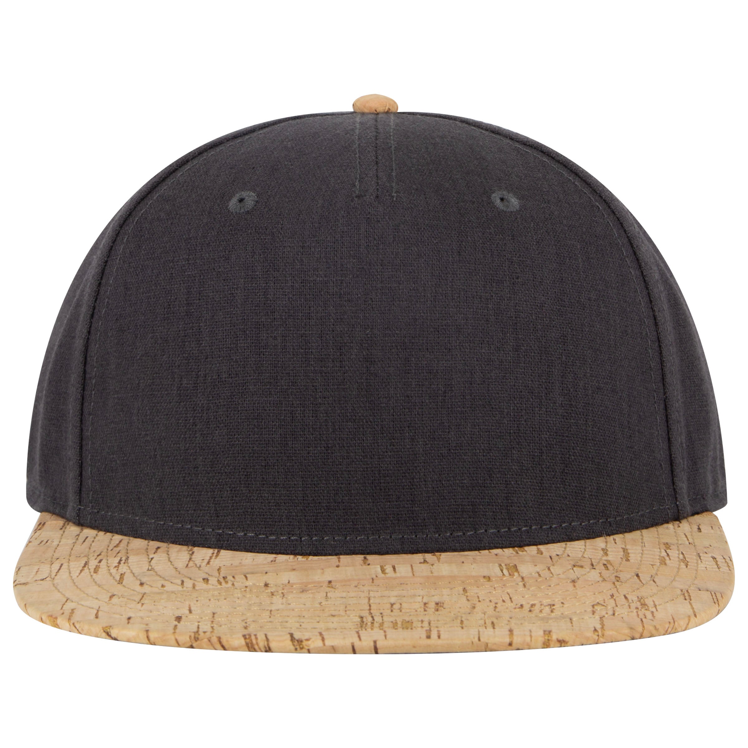 OTTO CAP "OTTO SNAP" 5 Panel Pro Style Snapback Hat OTTO 158-1176 Otto Cap 11225 - Cork/Ch Gry OSFM - Adult