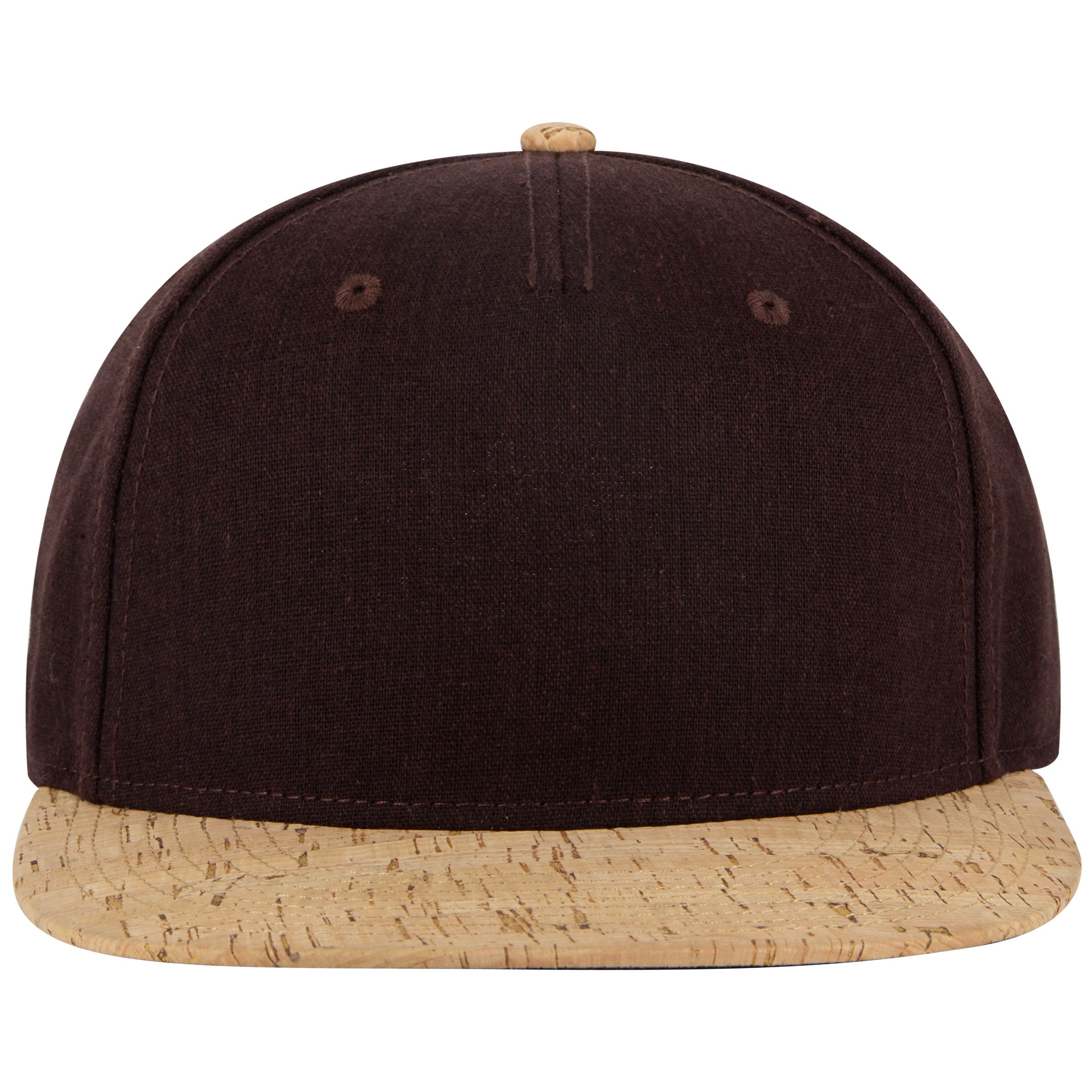 OTTO CAP "OTTO SNAP" 5 Panel Pro Style Snapback Hat OTTO 158-1176 Otto Cap 11239 - Cork/Dk.Brn OSFM - Adult