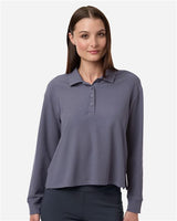 Adidas Women's Beyond Long Sleeve Loose Polo - Adidas A1008