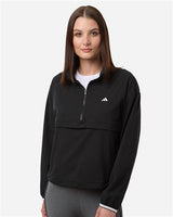 Adidas A1012 Women's Go-To Quarter-Zip Jacket Classic Fit Casual Sportswear Essential