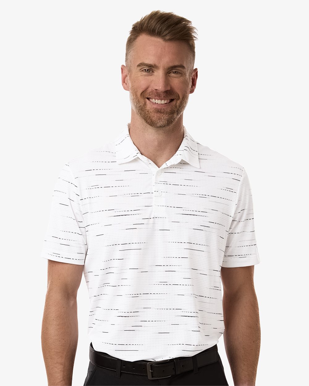 Adidas Men's Ultimate365 Mesh Glimmer Print Polo - Adidas A2015