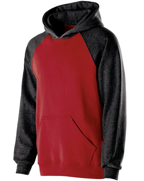 Holloway Youth Cotton/Poly Fleece Banner Hooded Sweatshirt - Holloway 229279