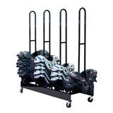 SHOULDER PAD RACK FOUR STACKS