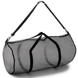 MESH DUFFEL BAG BLACK