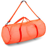 MESH DUFFEL BAG ORANGE