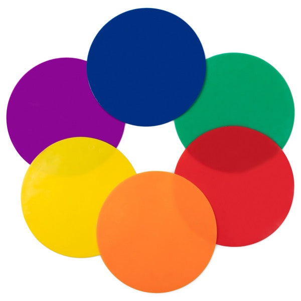 POLY SPOT MARKERS SET OF 6 COLORS