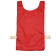 HEAVYWEIGHT NYLON PINNIES, YOUTH RED