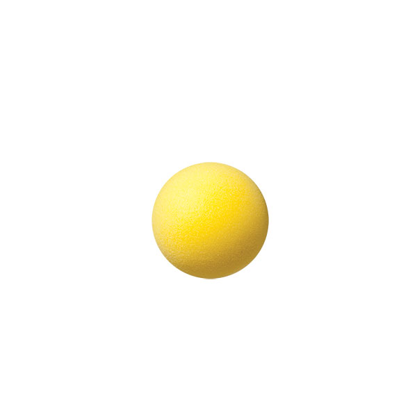 UNCOATED REGULAR DENSITY FOAM BALL 4" D