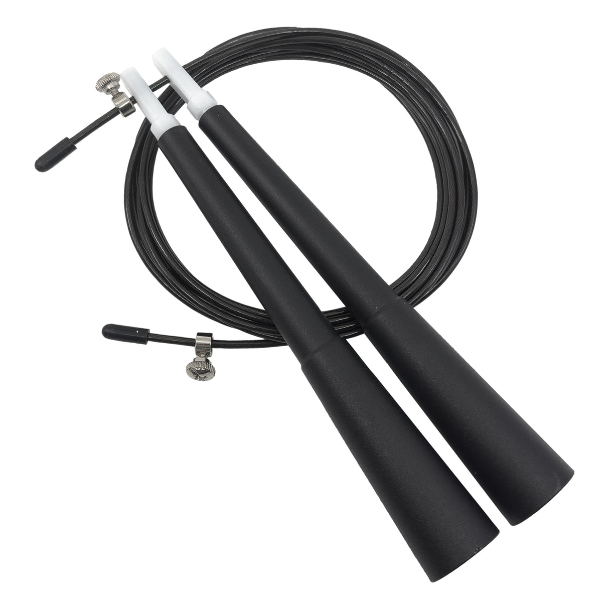 DOUBLE BEARING SPEED JUMP ROPE SINGLE, BLACK