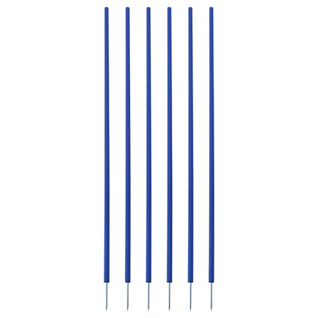 COACHING STICKS, SET OF 6 BLUE