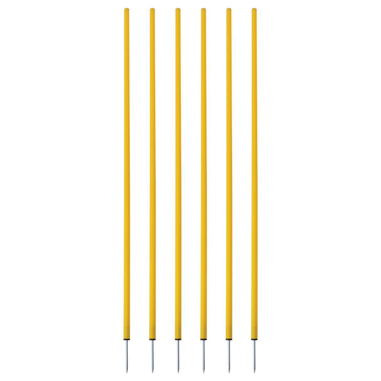 COACHING STICKS, SET OF 6 YELLOW