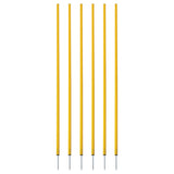 COACHING STICKS, SET OF 6 YELLOW