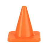 4"H HIGH-VISIBILITY FLEXIBLE VINYL CONE ORANGE