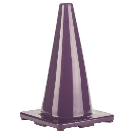 18"H HIGH-VISIBILITY FLEXIBLE VINYL CONE PURPLE