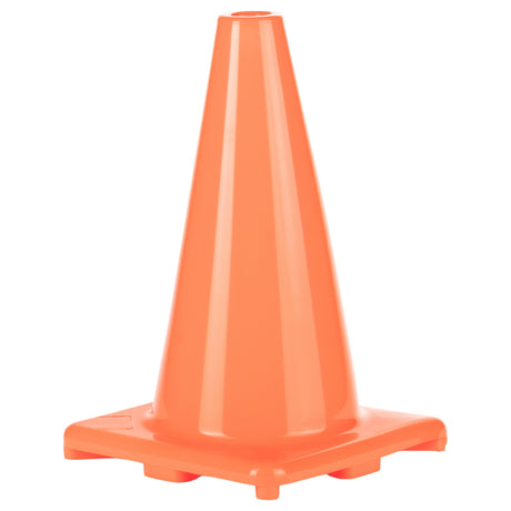 12"H HIGH-VISIBILITY FLEXIBLE VINYL CONE ORANGE