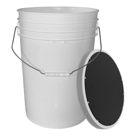 6 GALLON BALL BUCKET WHITE
