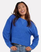 Boxercraft Women's Ribbed Knit Cropped Boxy Crew - Boxercraft BW5102