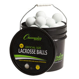 LACROSSE BALL BUCKET WHITE