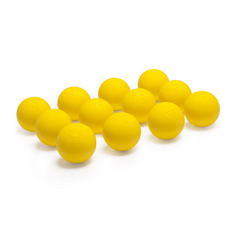 NOCSAE LACROSSE BALLS, BULK PACK YELLOW